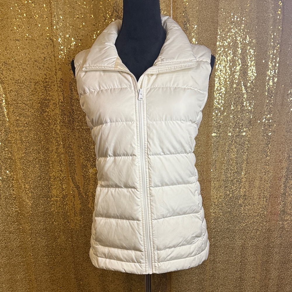 Lands' End Down Puffer Women's Vest 80% Down 20% feathers